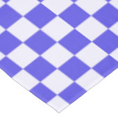 Bosbessroom geruit patroon tafelkleed (Gekanteld)