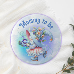 Bosbeswensen Kabouter Kus Bash-knop Ronde Button 6,0 Cm