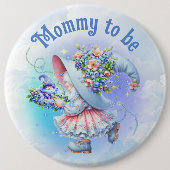 Bosbeswensen Kabouter Kus Bash-knop Ronde Button 6,0 Cm (Voorkant)
