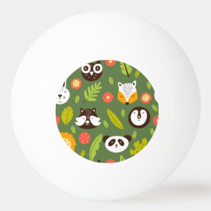 Bosbewoners: Scandinavisch kinderpatroon. Pingpongbal