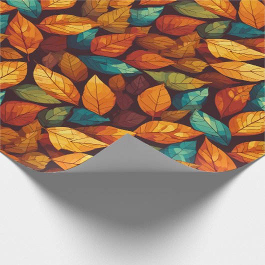 Bosbladeren Cadeaupapier (Hoek)