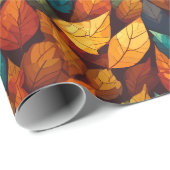 Bosbladeren Cadeaupapier (Rol Hoek)