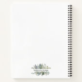 Bosbladeren "Dingen van nota" / Journal Notitieboek (Achterkant)