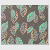 bosbladeren inpakpapier (Vlak)