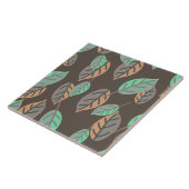 Bosbladeren Keramische tegel Tegeltje (Zijkant)