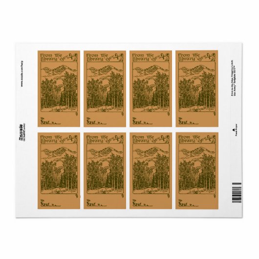 Bosbladwijzer Etiket (Full Sheet)