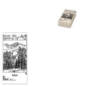 Bosbladwijzer Rubberstempel (Gestempeld)