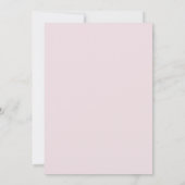Bosbloem Kleine Ree Baby Shower Uitnodiging (Achterkant)