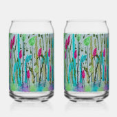 Bosbloemen Blikvorm Glas (Achterkant)