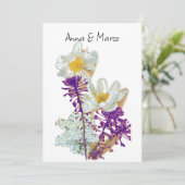 Bosbloemen Feestdagenkaart (Staand voorkant)