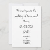 Bosbloemen Feestdagenkaart (Achterkant)