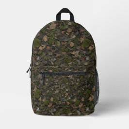 Bosbodem Camo | Mos, Blad & Woodland Hunter Bedrukte Rugzak