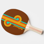 Bosbodem Mist Stripe Loop met Naam Tafeltennisbatje (Zijkant)