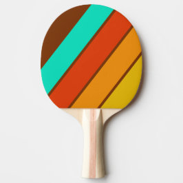 Bosbodem Mistige Vette Gestreepte Tafeltennisbatje