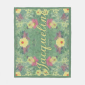 bosbodembloem fleece deken (Voorkant)