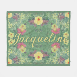 bosbodembloem fleece deken