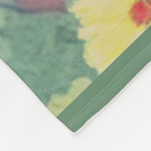 bosbodembloem fleece deken (Hoek)