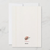 Bosboeket Foto Vakantiekaart Feestdagenkaart (Achterkant)