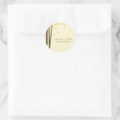 Bosbomen begunstigen Sticker of envelop afdichting (Tas)