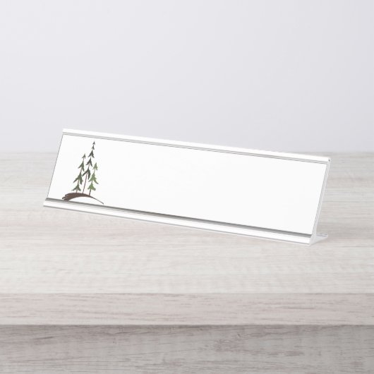 Bosbomen Bureau Naambordje (Voorkant)
