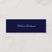 Bosbomen en padkaarten voor Bladwijzer Mini Visitekaartje (Achterkant)