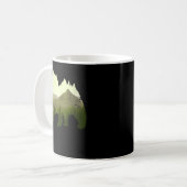 Bosbomen in de openlucht Natuur Dierlijke wildberg Koffiemok (Voorkant links)