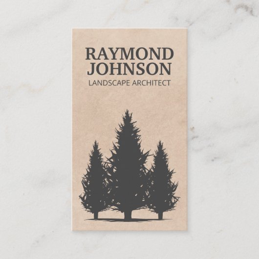 bosbomen | landschapsarchitectuur | hovenier visitekaartje (Voorkant)