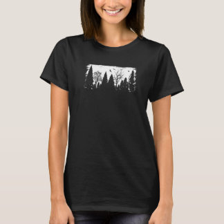 Bosbomen Natuur Esthetisch Wandelen T-shirt