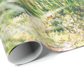 Bosbomen. natuur groene zonlicht cadeaupapier (Rol Hoek)