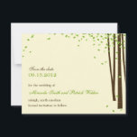 Bosbomen Save The Date-aankondiging - Groen - Save The Date<br><div class="desc">Deze unieke en wonderlijke bosbomen bruiloftcollectie van berryberrysweet.com is de perfecte keuze om je magische dag te vieren. Meer kleuren en bijpassende collecties beschikbaar op berryberrysweet.com.</div>