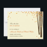 Bosbomen Save The Date Aankondiging - Oranje -<br><div class="desc">Deze unieke en grillige bosbomen trouwcollectie van berryberrysweet.com is de perfecte keuze om je magische dag te vieren. Meer kleuren en bijpassende collectie beschikbaar op berryberrysweet.com.</div>