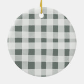 Bosbomen  van onze eerste kerst keramisch ornament (Achterkant)