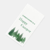 Bosbomen Verjaardag Servet (Hoek)