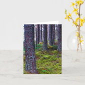 Bosbomen Wenskaart Kaart (Gele Bloem)