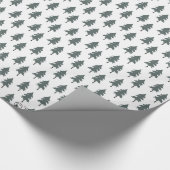 Bosbomen. Woestijn leven. gaat met Foxes-kaart Cadeaupapier (Hoek)