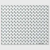 Bosbomen. Woestijn leven. gaat met Foxes-kaart Cadeaupapier (Vlak)