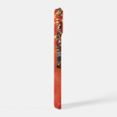 Bosboom Abstract Rood iPhone 15 Case (Rechterkant)