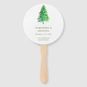 Bosboom Bloem Favoriete Bruiloft Handwaaier (Voorkant)