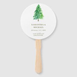 Bosboom Bloem Favoriete Bruiloft Handwaaier