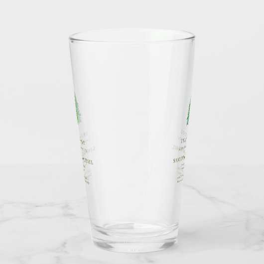 Bosboom bloem Modern Eenvoudig Bruiloft Glas (Rechts)