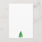 Bosboom Bloemen QR Bruiloft Website Informatiekaartje (Achterkant)