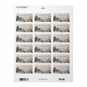 Bosboom Bosland Huwelijk Etiket (Full Sheet)