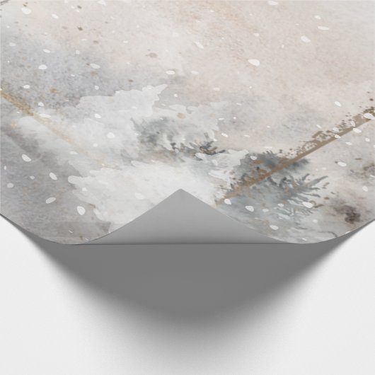 Bosboom Bossneeuw Cadeaupapier (Hoek)