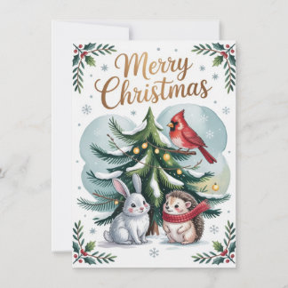 Bosboom Kerstkaart