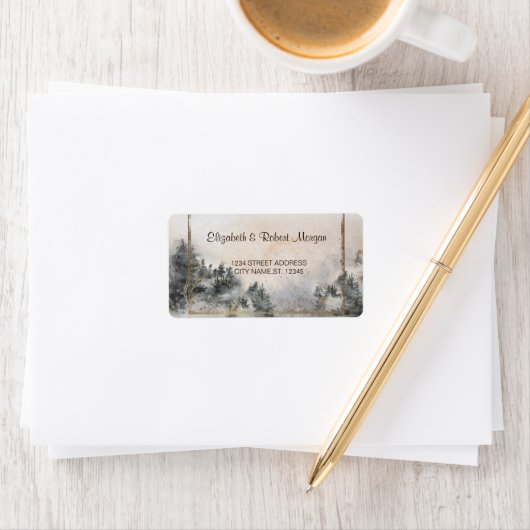 Bosboom Woodland bruiloft Etiket (Insitu)