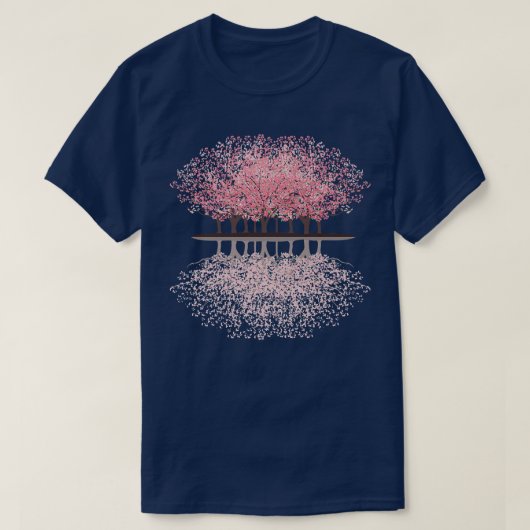 Bosboomboom Japan Japanse bloemenbloem T-shirt (Design voorkant)