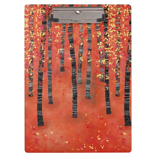 Bosboombos Rood Klembord (Voorkant)
