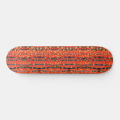 Bosboombos Rood Persoonlijk Skateboard (Horizontaal)