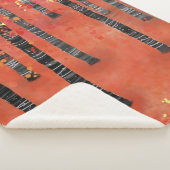 Bosboombos Rood Sherpa Deken (3/4)
