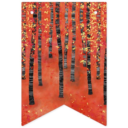 Bosboombos Rood Vlaggetjes (Derde vlag)